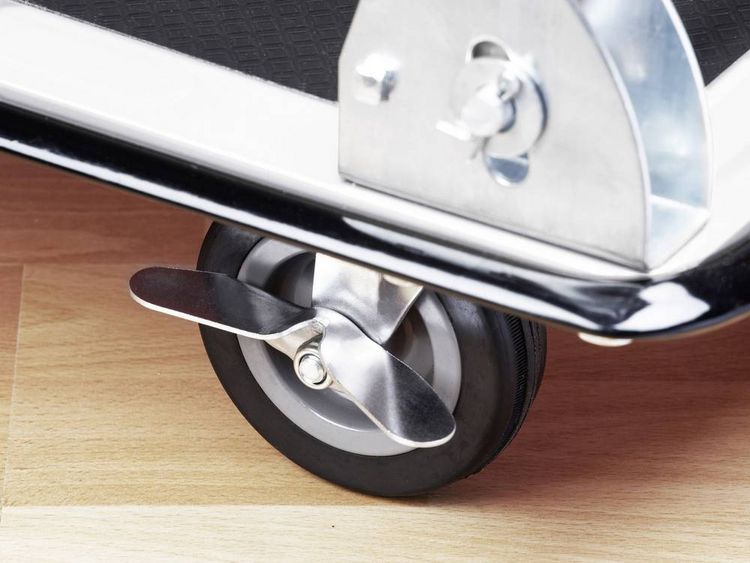 Produktbild: Meister Werkzeuge 8985620 Plattformwagen klappbar, mit Ablagefach Stahl Traglast (max.): 150 kg