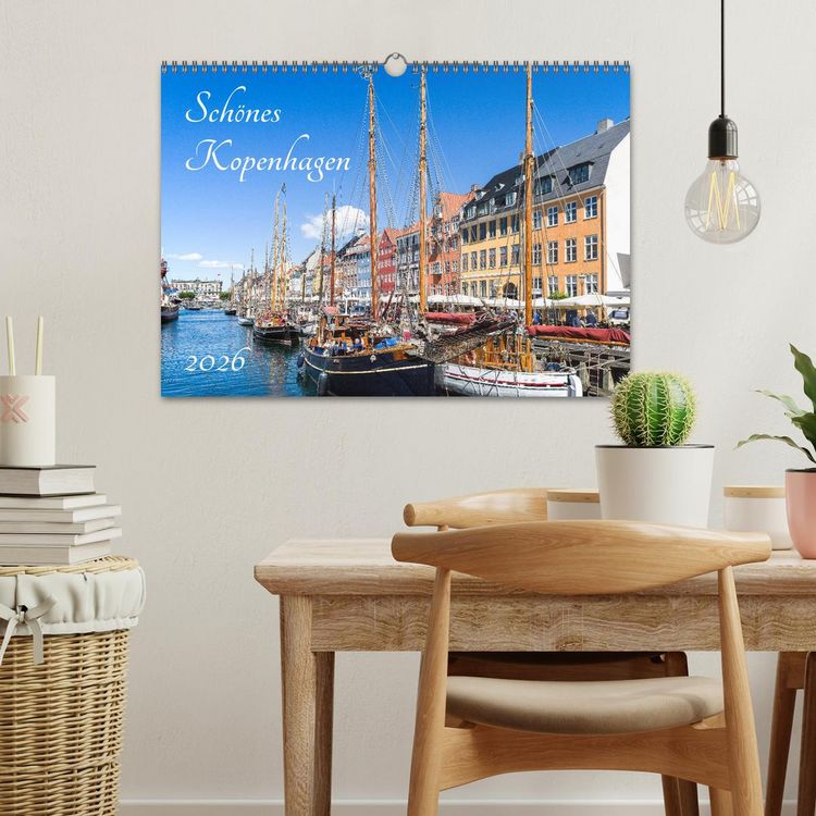 Produktbild: Sch&ouml;nes Kopenhagen (Wandkalender 2026 DIN A3 quer), CALVENDO Monatskalender