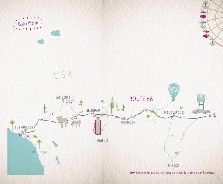 Produktbild: Gl&uuml;cksorte an der Route 66. Von Chicago bis Santa Monica