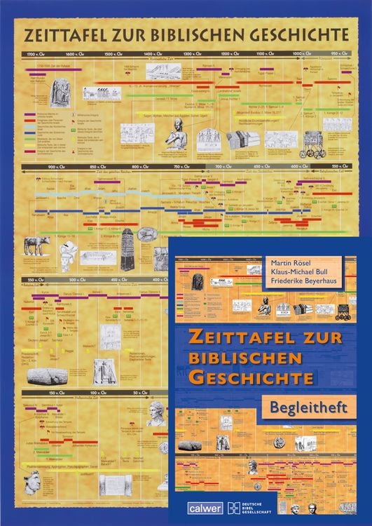 Produktbild: Zeittafel zur biblischen Geschichte und Begleitheft