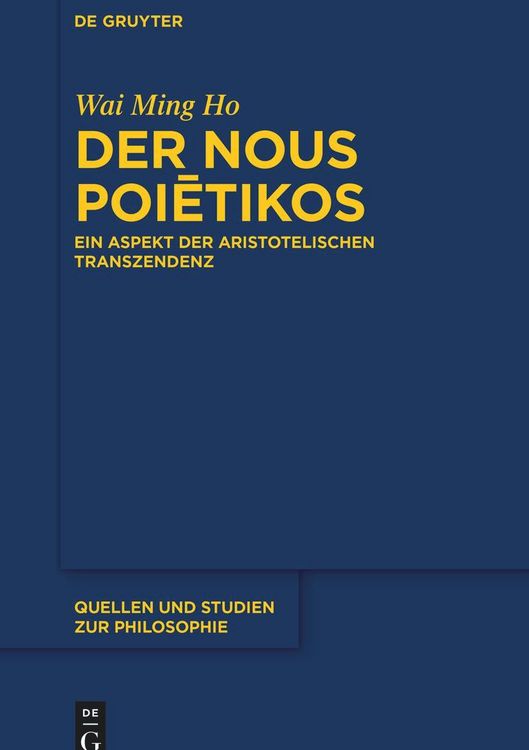 Produktbild: Der Nous Poietikos