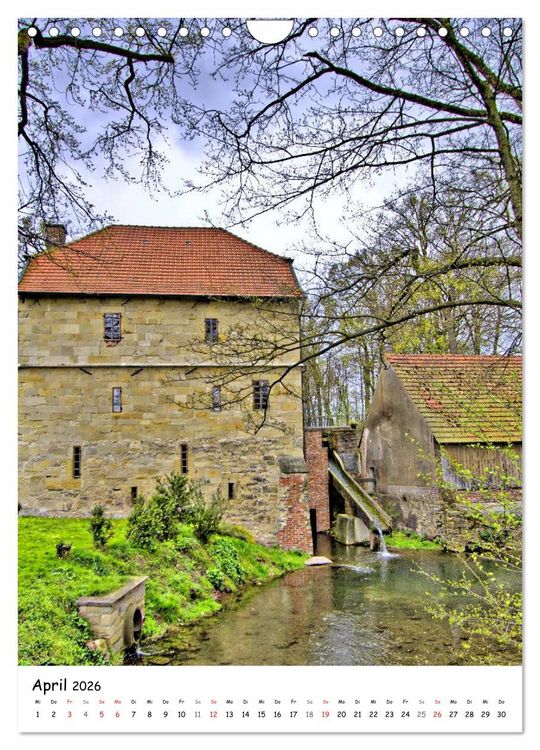 Produktbild: Kreis Coesfeld im M&uuml;nsterland (Wandkalender 2026 DIN A4 hoch), CALVENDO Monatskalender