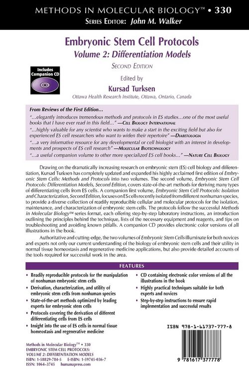 Produktbild: Embryonic Stem Cell Protocols