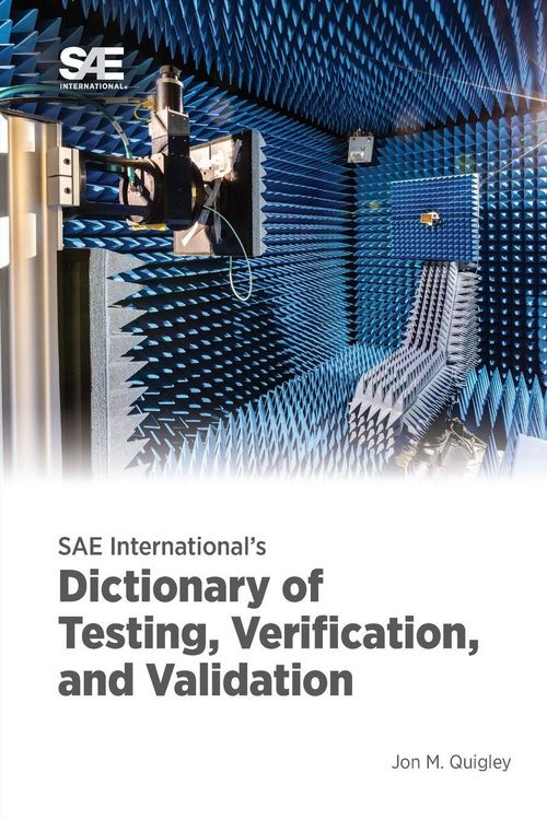 Produktbild: SAE International's Dictionary of Testing, Verification, and Validation