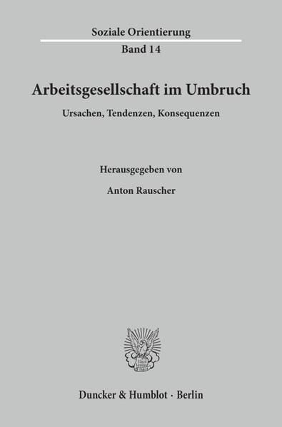 Produktbild: Arbeitsgesellschaft im Umbruch.