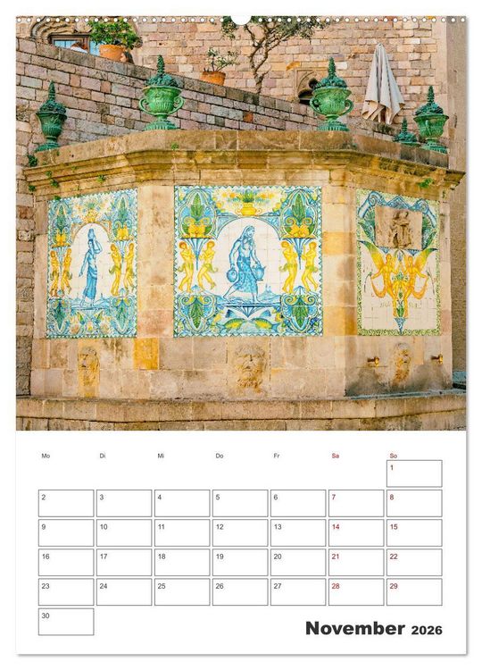 Produktbild: Barcelona - Urlaubsplaner (Wandkalender 2026 DIN A2 hoch), CALVENDO Monatskalender