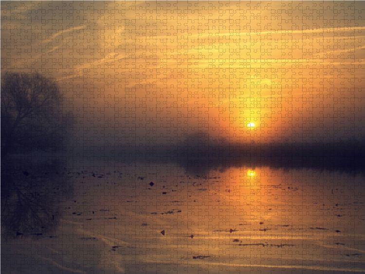 Produktbild: CALVENDO Puzzle Idylle in Osterholz-Scharmbeck 1000 Teile Lege-Gr&ouml;&szlig;e 64 x 48 cm Foto-Puzzle Bild von Ulrike Adam