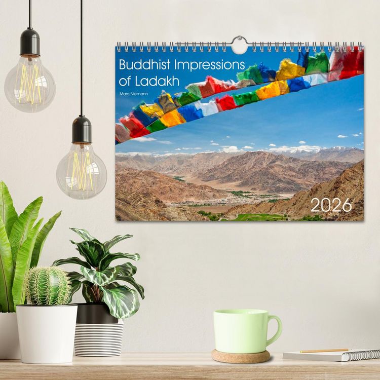 Produktbild: Buddhist Impressions of Ladakh (Wall Calendar 2026 DIN A4 landscape), CALVENDO 12 Month Wall Calendar