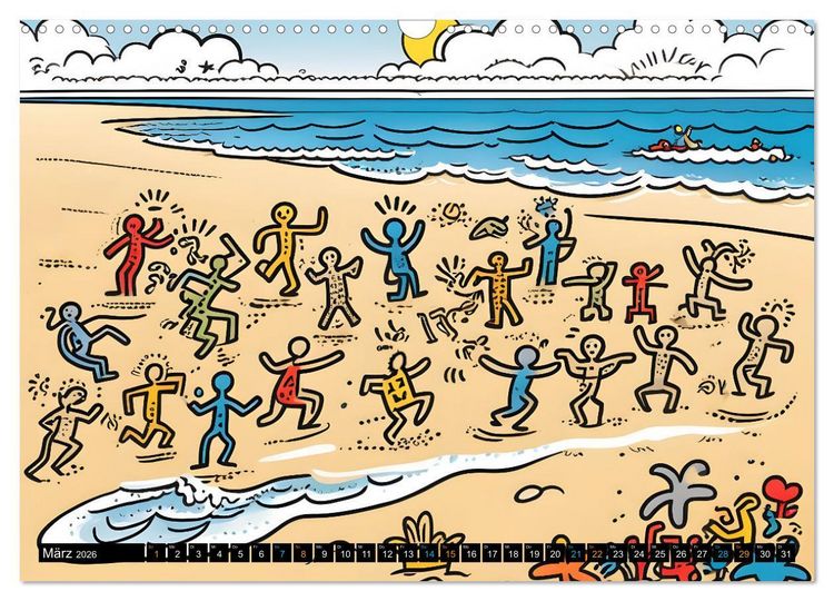 Produktbild: Comics f&uuml;r Kinder . Kinder lieben Abwechslung (Wandkalender 2026 DIN A3 quer), CALVENDO Monatskalender