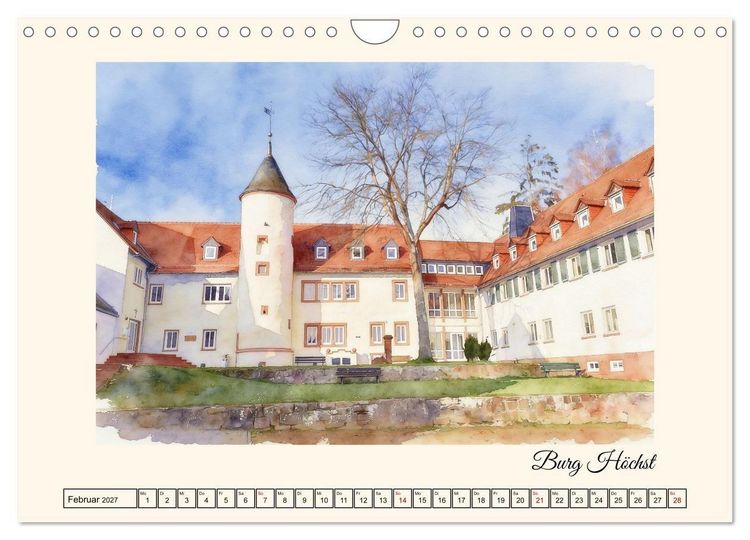 Produktbild: Erholung im Odenwald (Wandkalender 2027 DIN A4 quer), CALVENDO Monatskalender