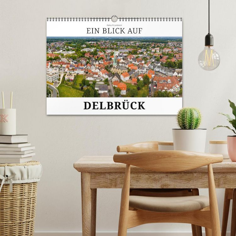 Produktbild: Ein Blick auf Delbr&uuml;ck (Wandkalender 2026 DIN A3 quer), CALVENDO Monatskalender