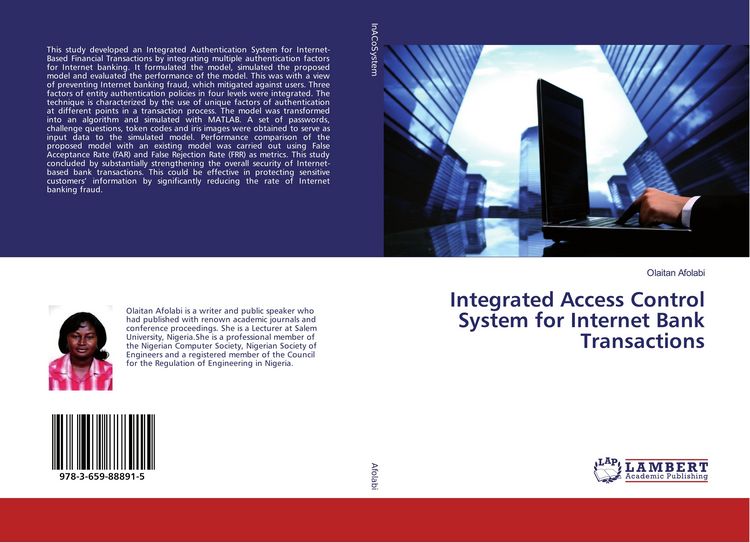 Produktbild: Integrated Access Control System for Internet Bank Transactions