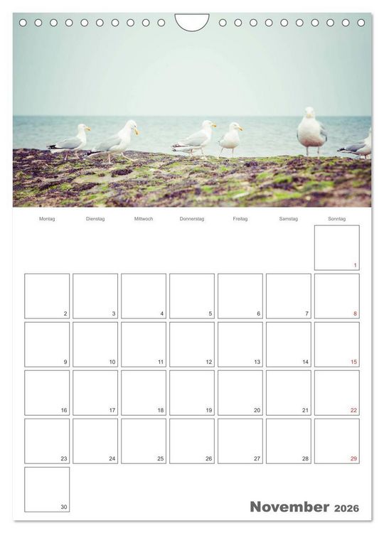 Produktbild: Strandbilder - K&uuml;nstlerische Impressionen von der Nordsee (Wandkalender 2026 DIN A4 hoch), CALVENDO Monatskalender