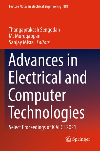 Produktbild: Advances in Electrical and Computer Technologies