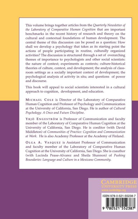 Produktbild: Mind, Culture, and Activity
