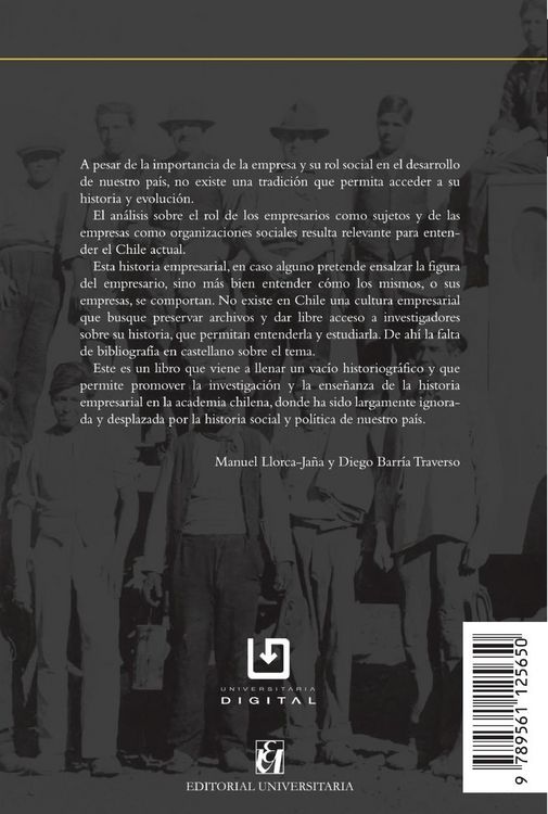 Produktbild: Empresas y empresarios en la historia de Chile