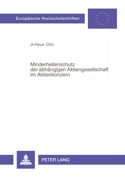 Produktbild: Minderheitenschutz der abh&auml;ngigen Aktiengesellschaft im Aktienkonzern