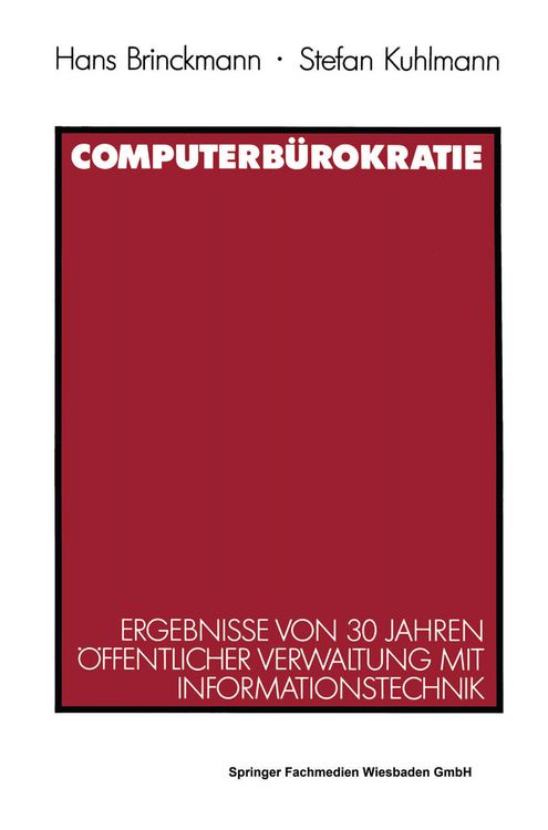 Produktbild: Computerb&uuml;rokratie