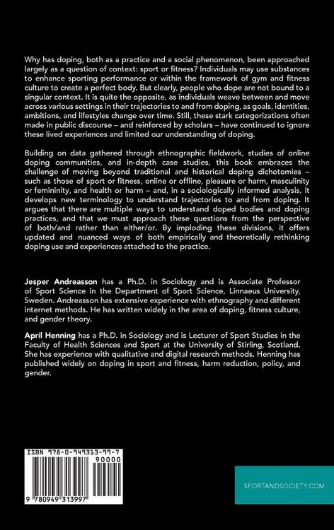 Produktbild: Performance Cultures and Doped Bodies