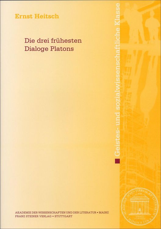 Produktbild: Die drei fr&uuml;hesten Dialoge Platons