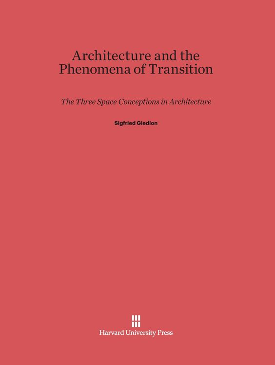 Produktbild: Architecture and the Phenomena of Transition