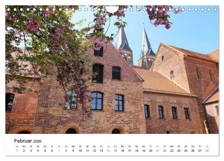 Produktbild: Entlang der sch&ouml;nen Elbe - Jerichow, Tangerm&uuml;nde und Havelberg (Wandkalender 2026 DIN A4 quer), CALVENDO Monatskalender