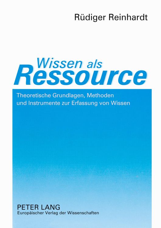Produktbild: Wissen als Ressource