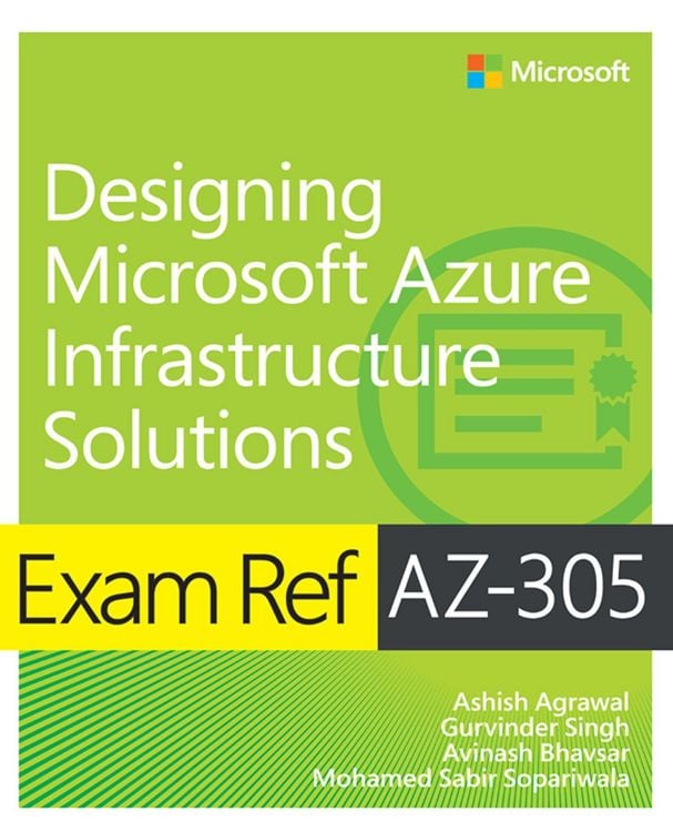 Produktbild: Exam Ref AZ-305 Designing Microsoft Azure Infrastructure Solutions
