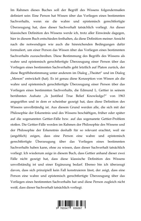 Produktbild: Platon, Gettier und die Philosophie des Wissens