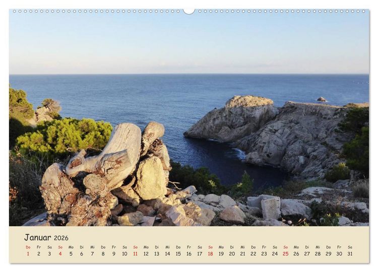 Produktbild: Cala Ratjada (Wandkalender 2026 DIN A2 quer), CALVENDO Monatskalender