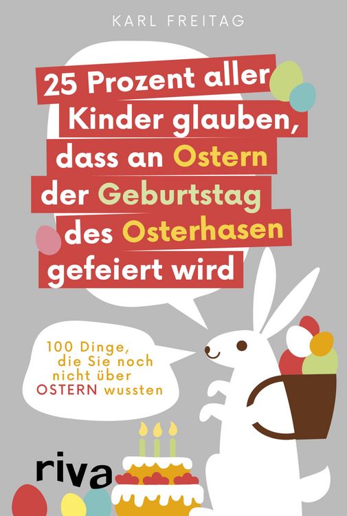 Produktbild: 25 Prozent aller Kinder glauben, dass an Ostern der Geburtstag des Osterhasen gefeiert wird