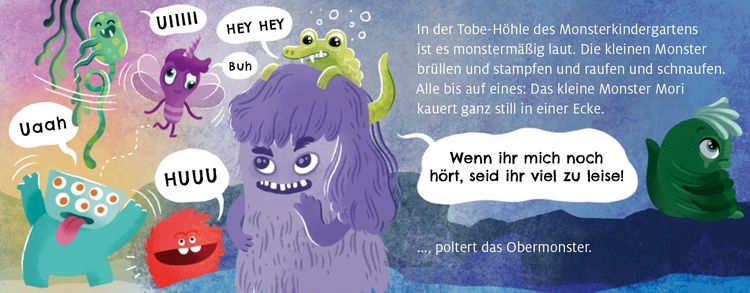 Produktbild: Das kleine Monster. Mori ist traurig