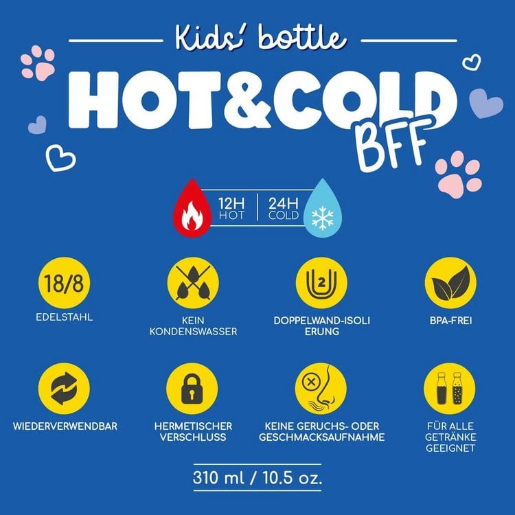 Produktbild: Legami Kinderthermosflasche - Katze