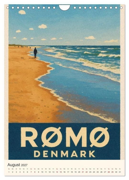 Produktbild: Hyggelige City-Poster D&auml;nemark (Wandkalender 2027 DIN A4 hoch), CALVENDO Monatskalender