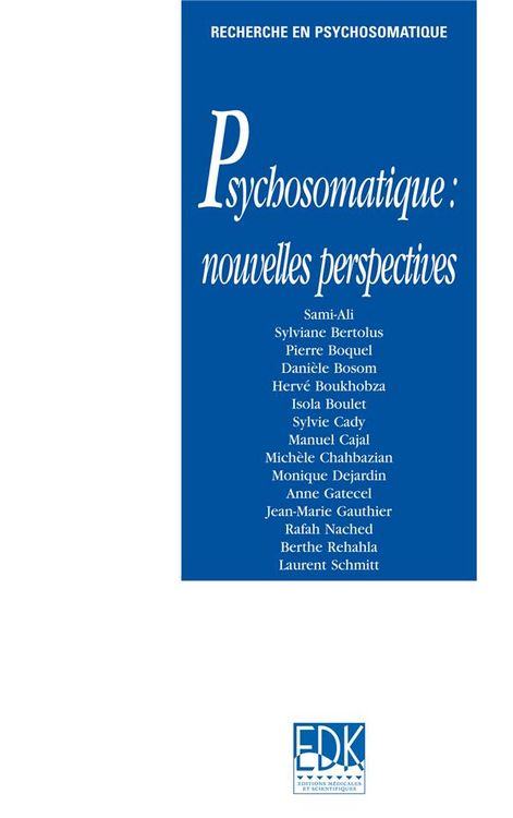 Produktbild: Psychosomatique ; Nouvelles Perspectives
