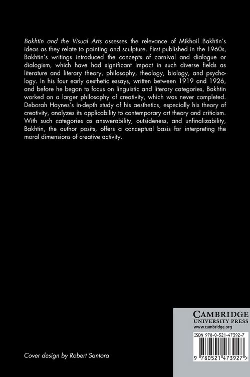 Produktbild: Bakhtin and the Visual Arts