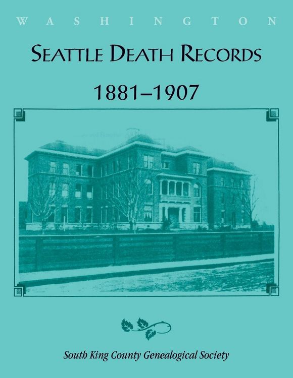 Produktbild: Seattle Death Records 1881-1907