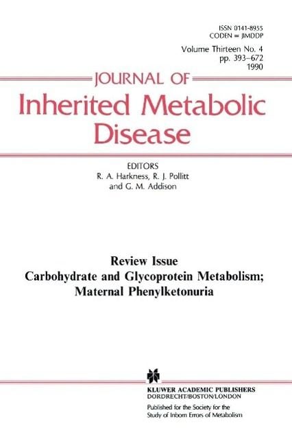 Produktbild: Carbohydrate and Glycoprotein Metabolism; Maternal Phenylketonuria