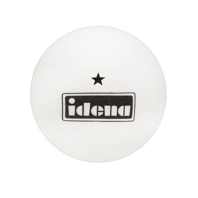 Produktbild: Idena Tischtennisb&auml;lle aus Kunststoff wei&szlig; &Oslash;4cm 36 St&uuml;ck