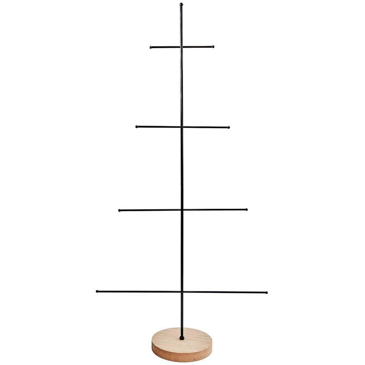 Produktbild: Tannenbaum Metall/Holz 79,5x14x40cm