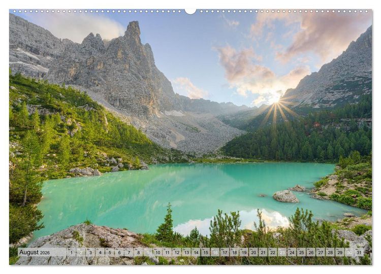 Produktbild: Faszination Dolomiten (hochwertiger Premium Wandkalender 2026 DIN A2 quer), Kunstdruck in Hochglanz