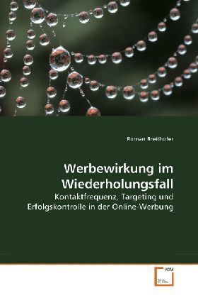 Produktbild: Breithofer, R: Werbewirkung im Wiederholungsfall