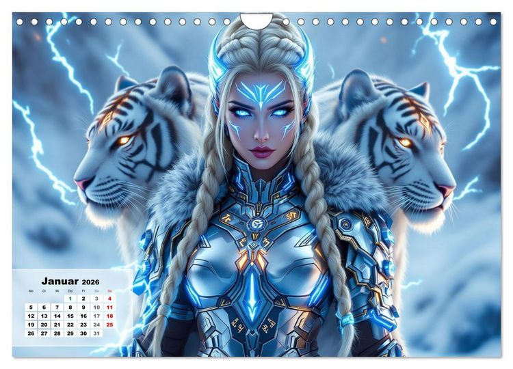 Produktbild: Wilde Seelen (Wandkalender 2026 DIN A4 quer), CALVENDO Monatskalender