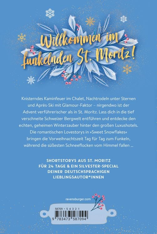 Produktbild: Sweet Snowflakes. Ein Adventskalender. Lovestorys f&uuml;r 24 Tage plus Silvester Special