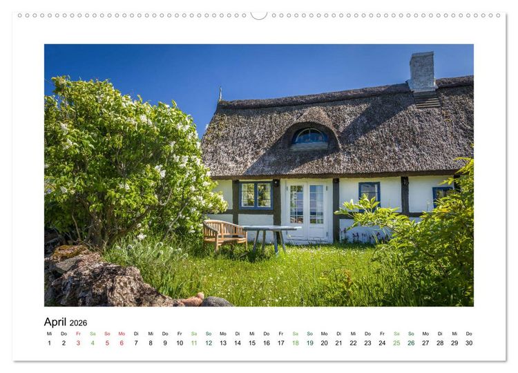 Produktbild: Landh&auml;user mit Charme (Wandkalender 2026 DIN A2 quer), CALVENDO Monatskalender