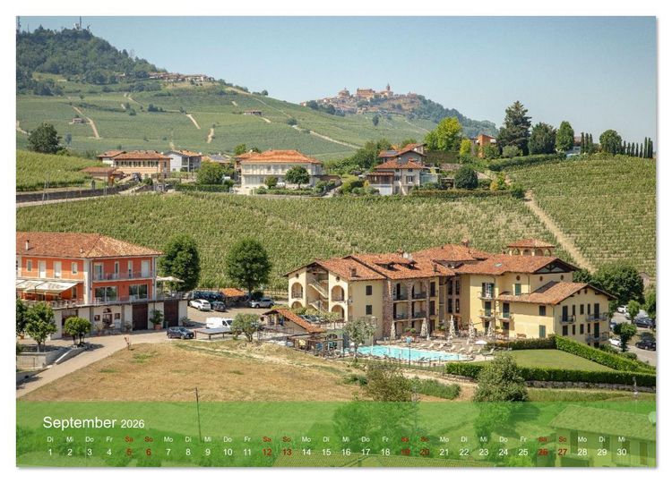 Produktbild: Barolo in den H&uuml;geln des Langhe (Wandkalender 2026 DIN A3 quer), CALVENDO Monatskalender