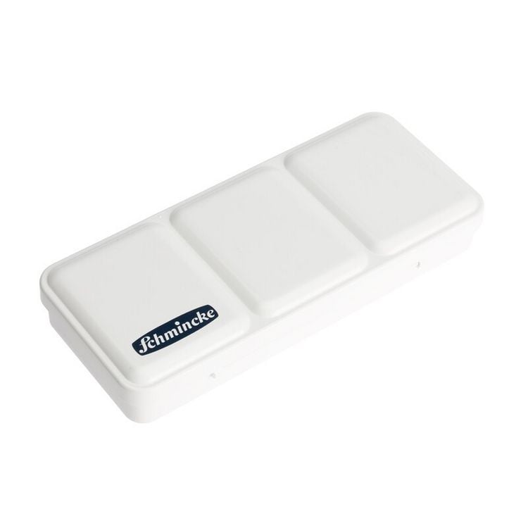 Produktbild: Schmincke AKADEMIE Aquarell Malkasten, Kunststoffset, 18 x 1/2 N&auml;pfchen mit Gummiband