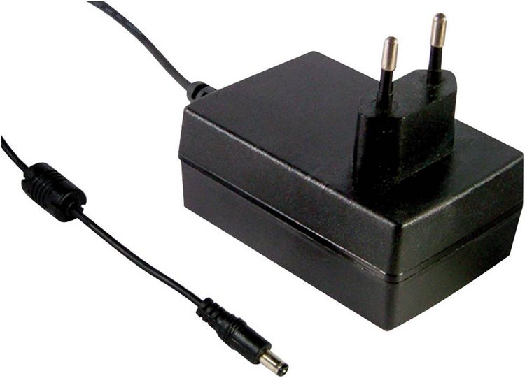 Produktbild: Mean Well GSM36E24-P1J Steckernetzteil, Festspannung 24 V/DC 1500mA 36W