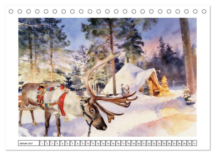 Produktbild: Finnland - Naturparadies (Tischkalender 2027 DIN A5 quer), CALVENDO Monatskalender