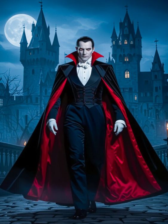 Produktbild: CALVENDO Puzzle Dracula, der adlige Vampir | 1000 Teile Lege-Gr&ouml;&szlig;e 64x48cm Foto-Puzzle f&uuml;r gl&uuml;ckliche Stunden